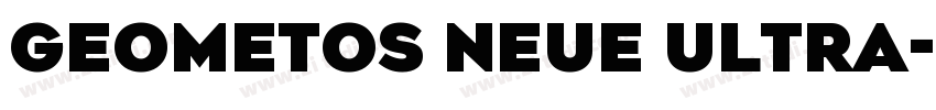 Geometos Neue Ultra字体转换